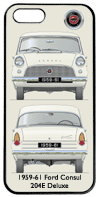 Ford Consul 204E Deluxe 1959-61 Phone Cover Vertical